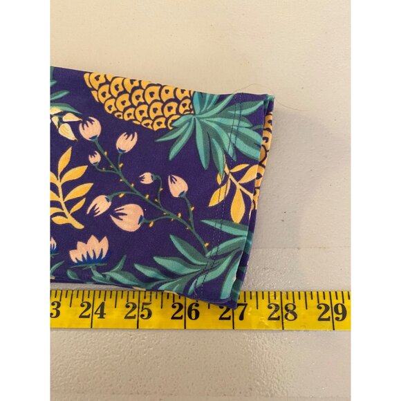 LuLaRoe Pineapple Tropical Print Leggings TC2 - Picture 6 of 8